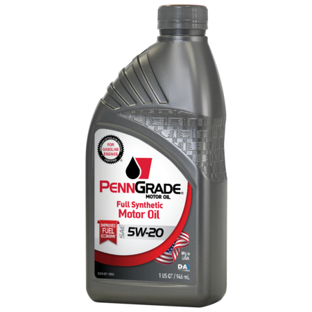 D-A LUBRICANT CO PennGrade Full Synthetic Motor Oil SAE 5W20 - 12 Quart Case 62826